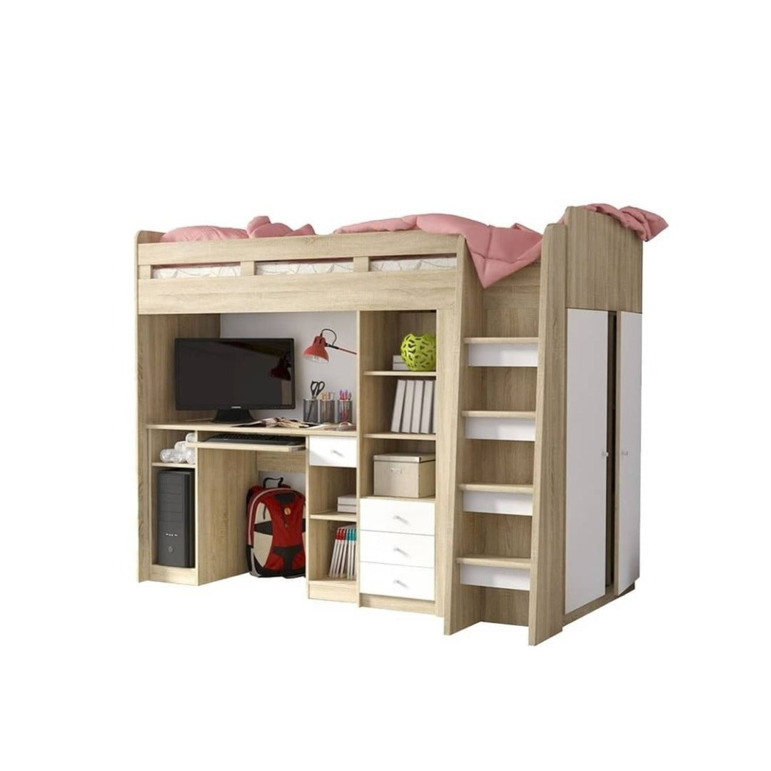 Arte-N Cabin Bed Unit with Wardrobe