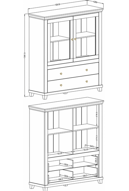 Arte-N Evora 46 Display Cabinet