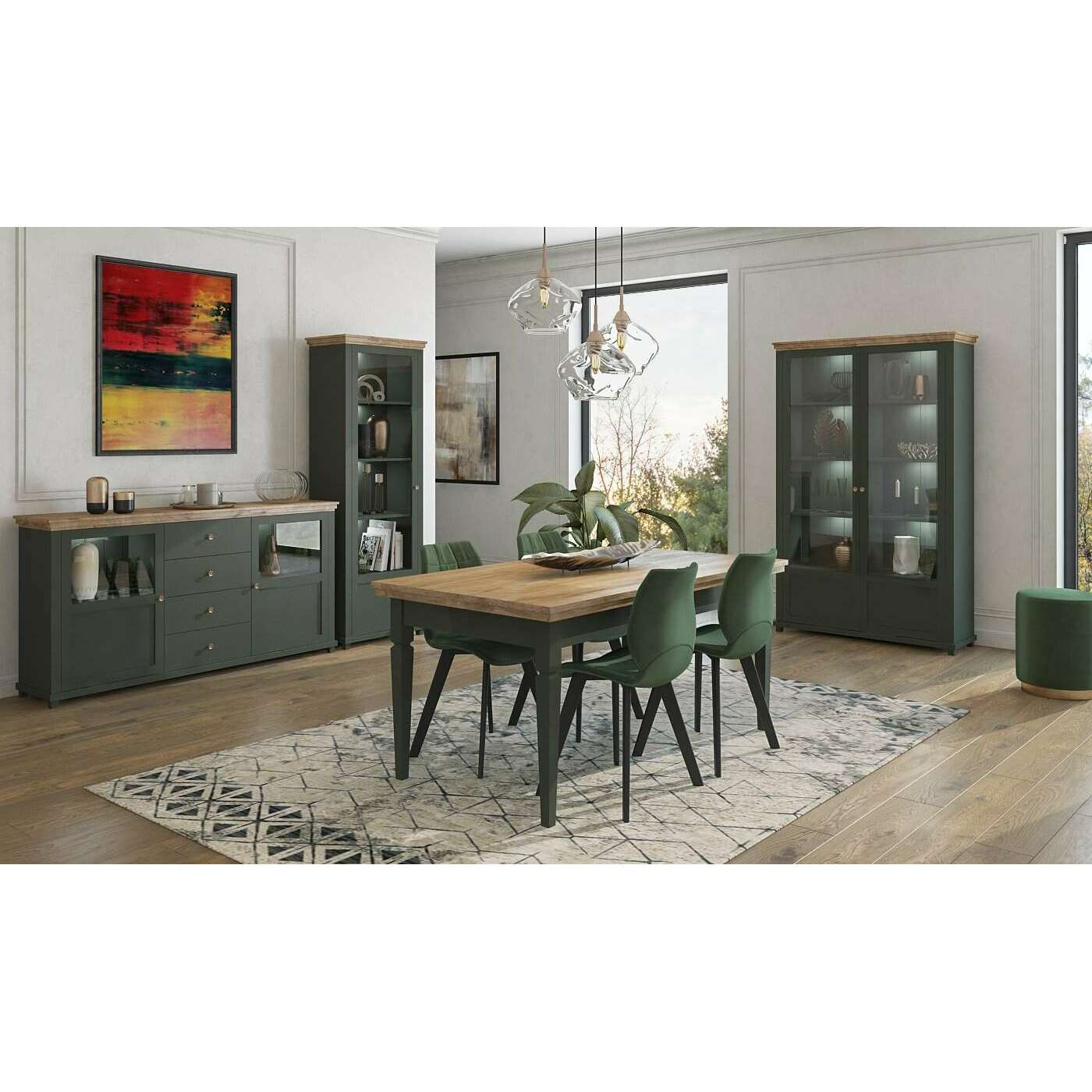 Arte-N Evora 05 Tall Display Cabinet Left Door Opening