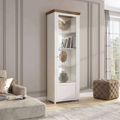 Arte-N Evora 06 Tall Display Cabinet Right Door Opening