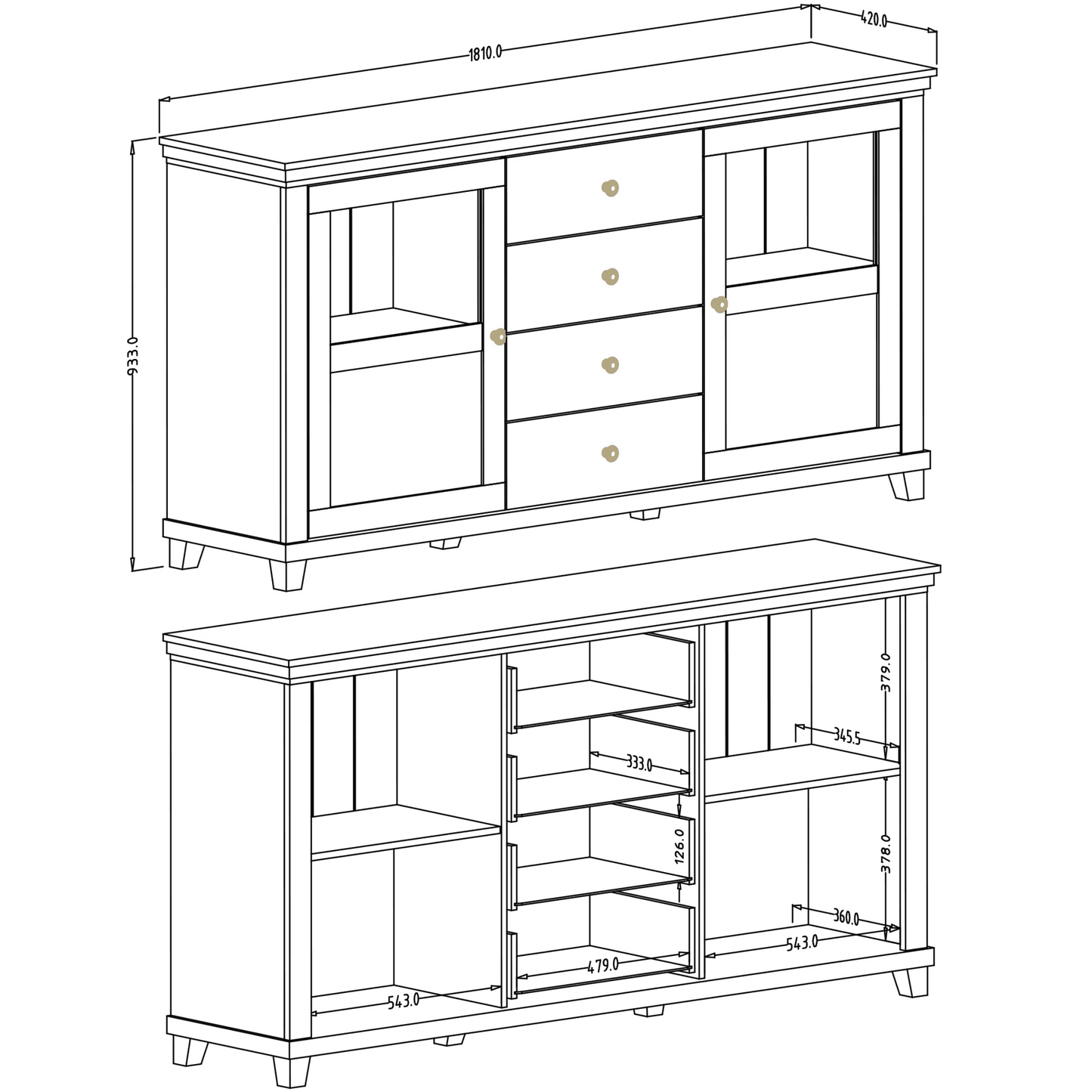 Arte-N Evora 25 Sideboard Cabinet