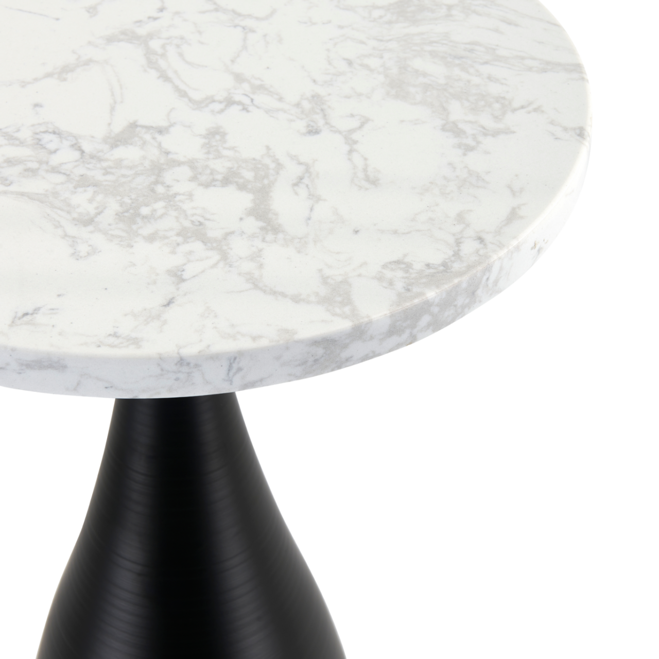 Twenty 10 Hazel lamp table Black and White Marble