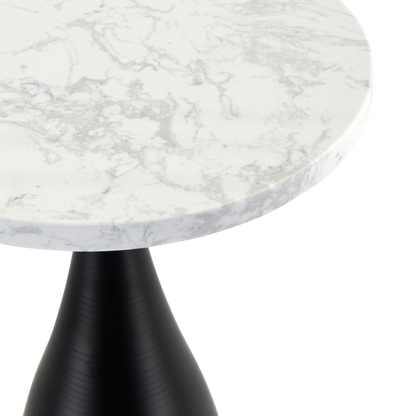 Twenty 10 Hazel lamp table Black and White Marble