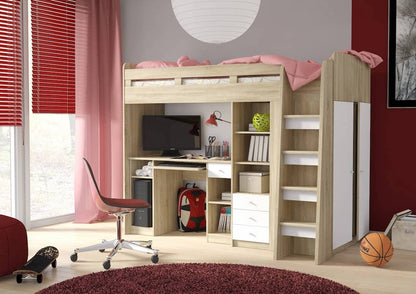 Arte-N Cabin Bed Unit with Wardrobe