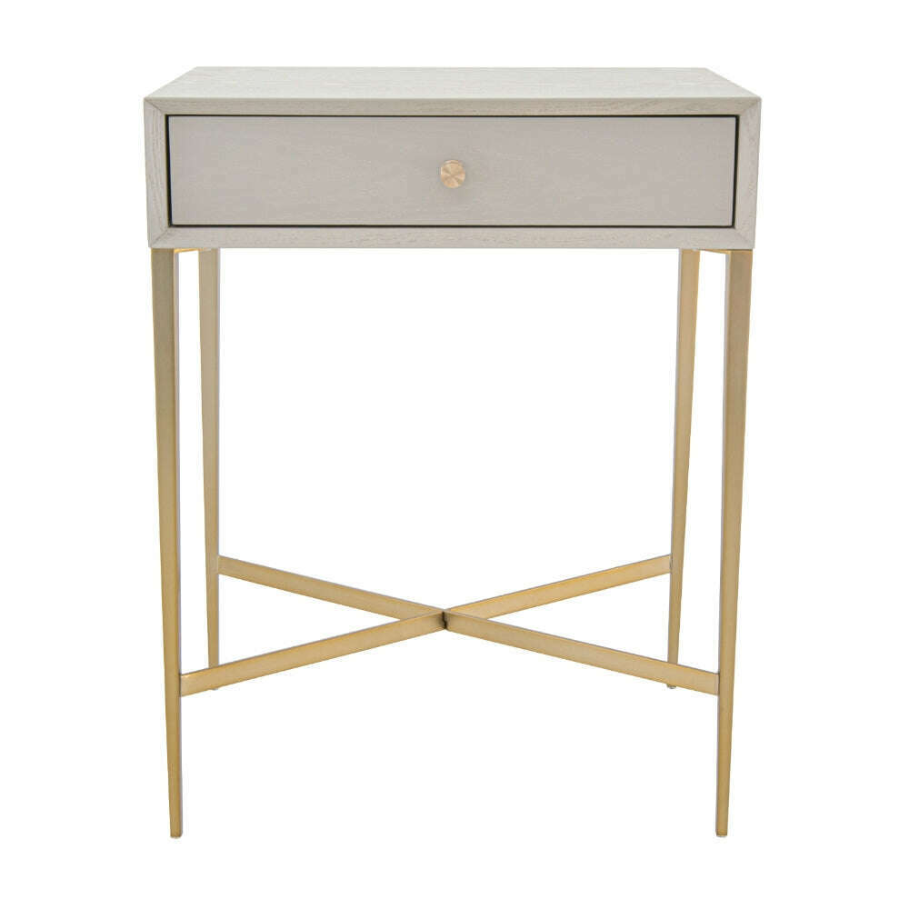 RV Astley Finley Ceramic Grey Side Table