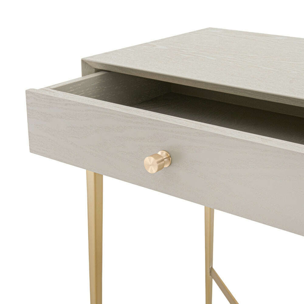 RV Astley Finley Ceramic Grey Side Table