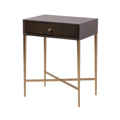 RV Astley Finley Ceramic Grey Side Table